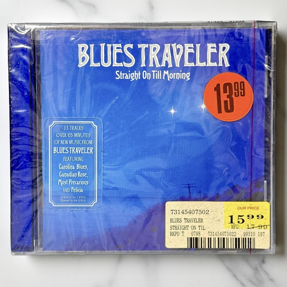 Blues Traveler Straight on Till Morning CD‎ 1997 A&M USA Rock Blues NEW SEALED